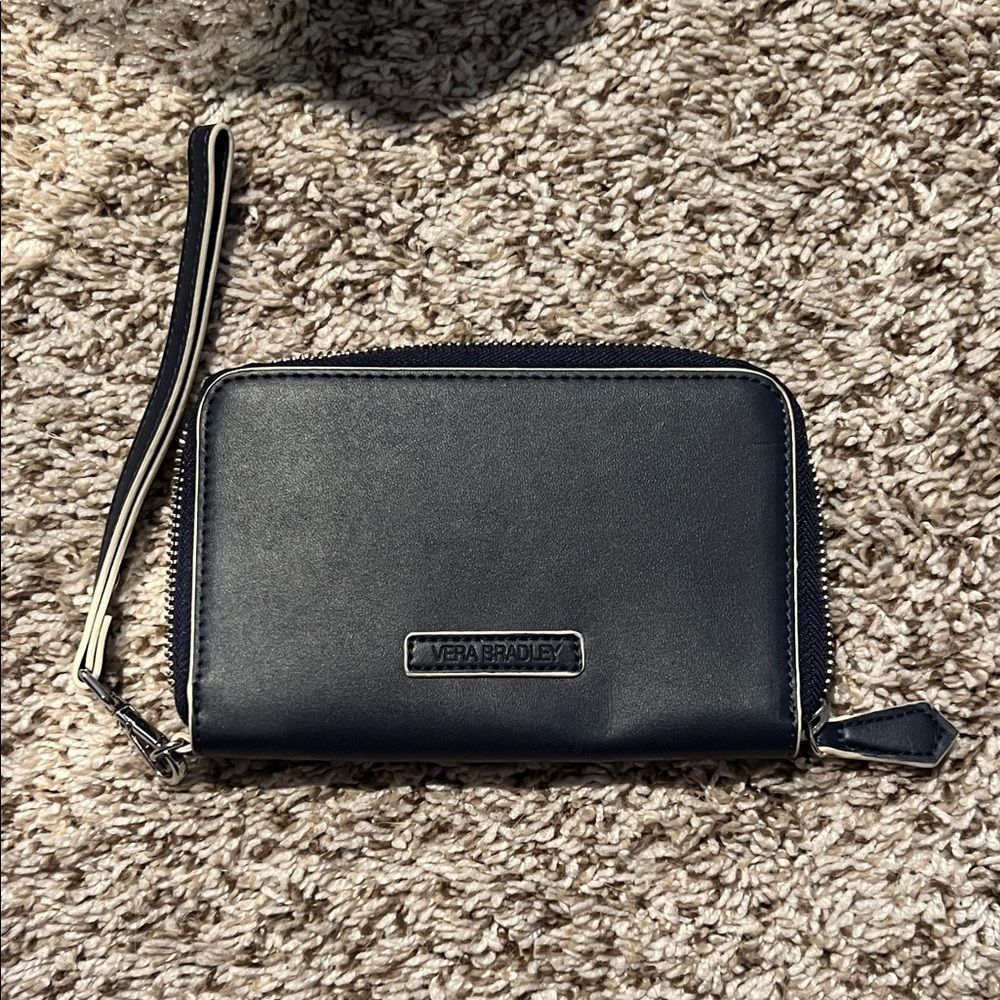 Vera Bradley Elegant Black Wristlet